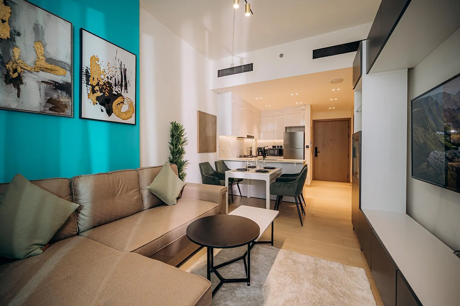 Apartament 1Br Cozy And New Brand Jvc Dubaj